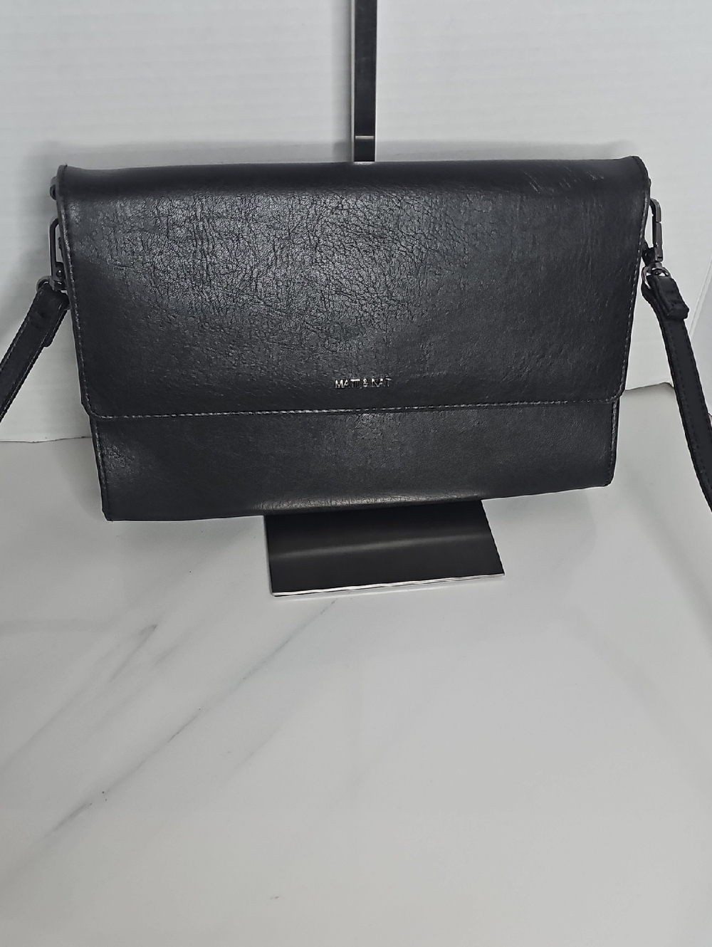 Matt & Nat Black Crossbody Shoulder Bag